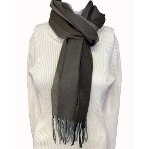 Altare Women's Brown Striped 100% Acrylic Scarf 68"x12" SKU 5139